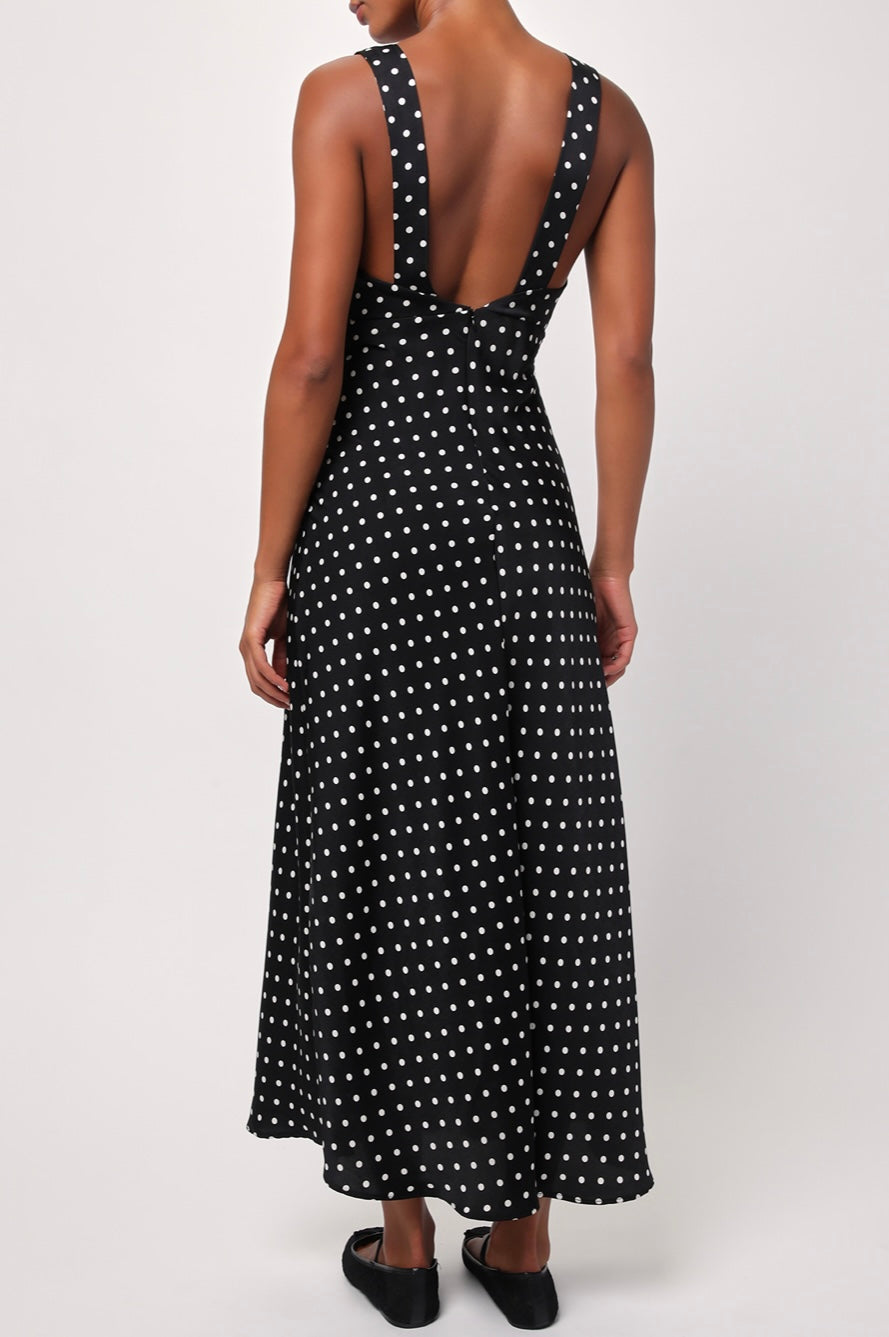 Julia Polka Dot Slip Dress