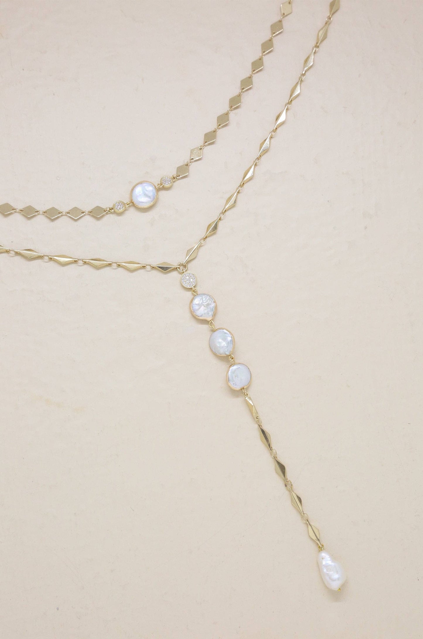 Ettika - Summer Dreamin' Freshwater Pearl and 18k Gold Plated Necklace Set