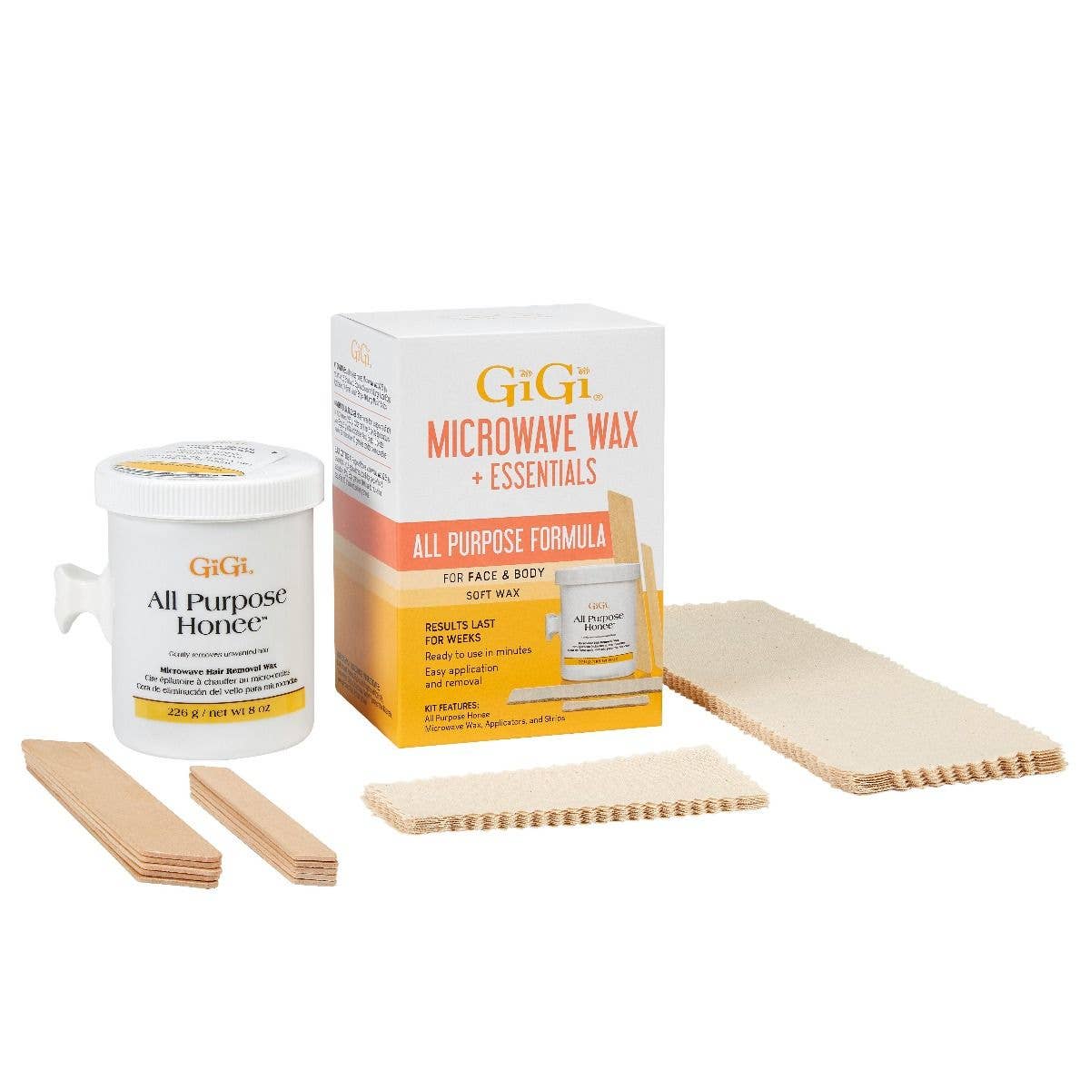 Ardell, Gigi and Hollywood Fashion Secrets - All Purpose Microwave Wax + Essentials