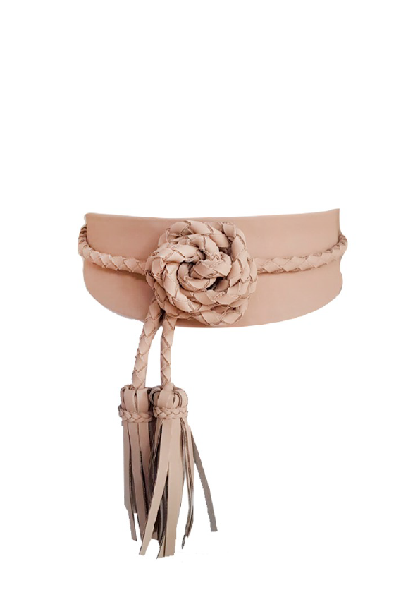Lucky Wrap Mustard Belt