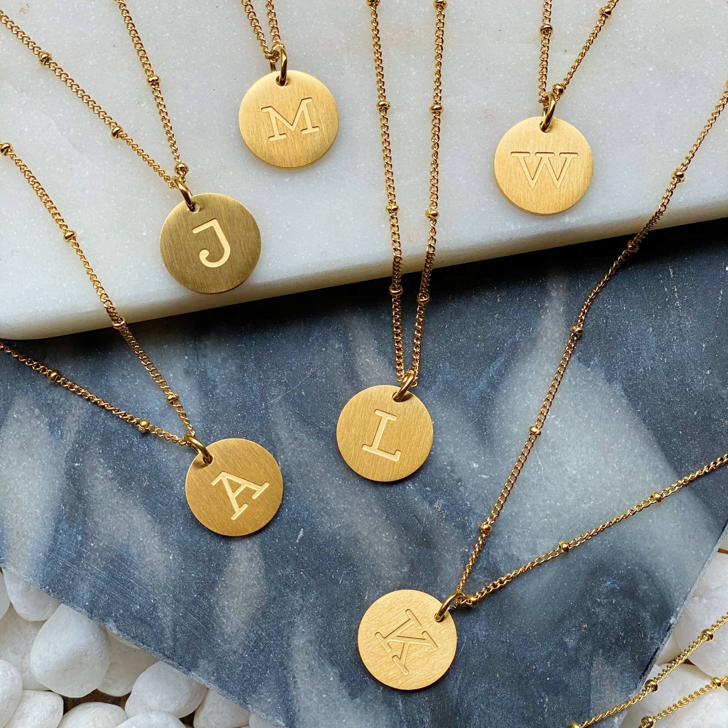 Ellison + Young Singular Charm Initial Necklace