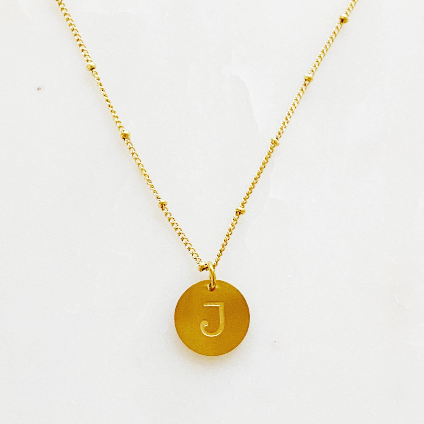 Ellison + Young Singular Charm Initial Necklace