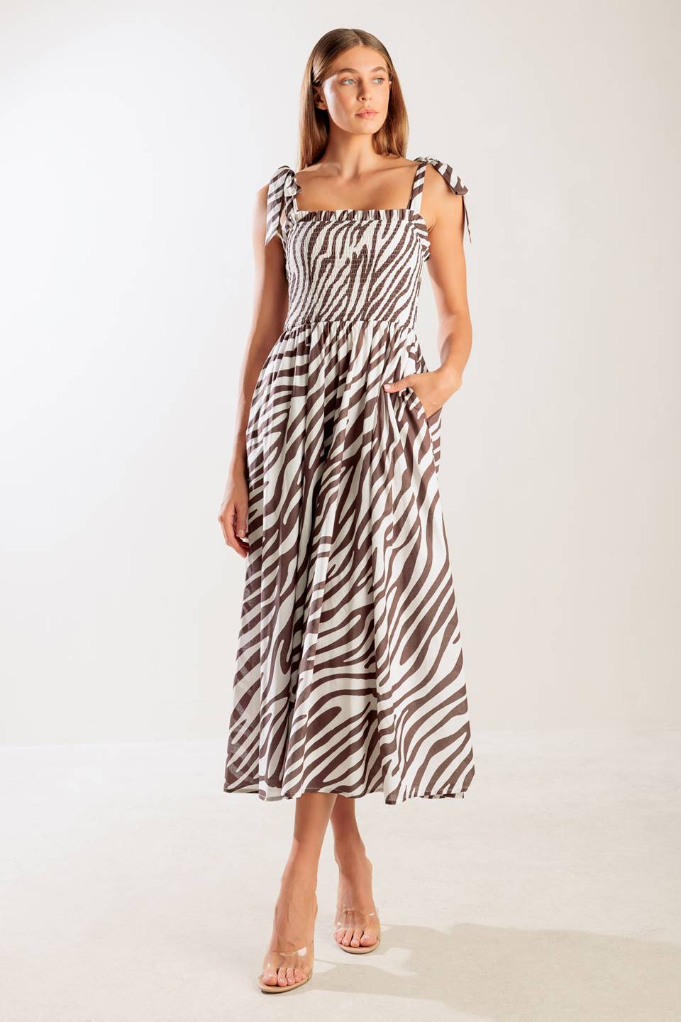 Woven Midi Dress
