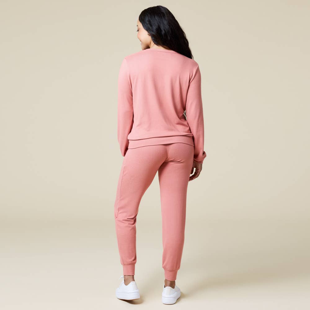 Women's Cloud Soft Dream Crew Neck Lounge Set - Oprah's Fave