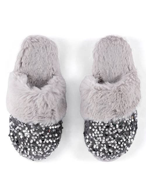 Silver Fiesta Slippers