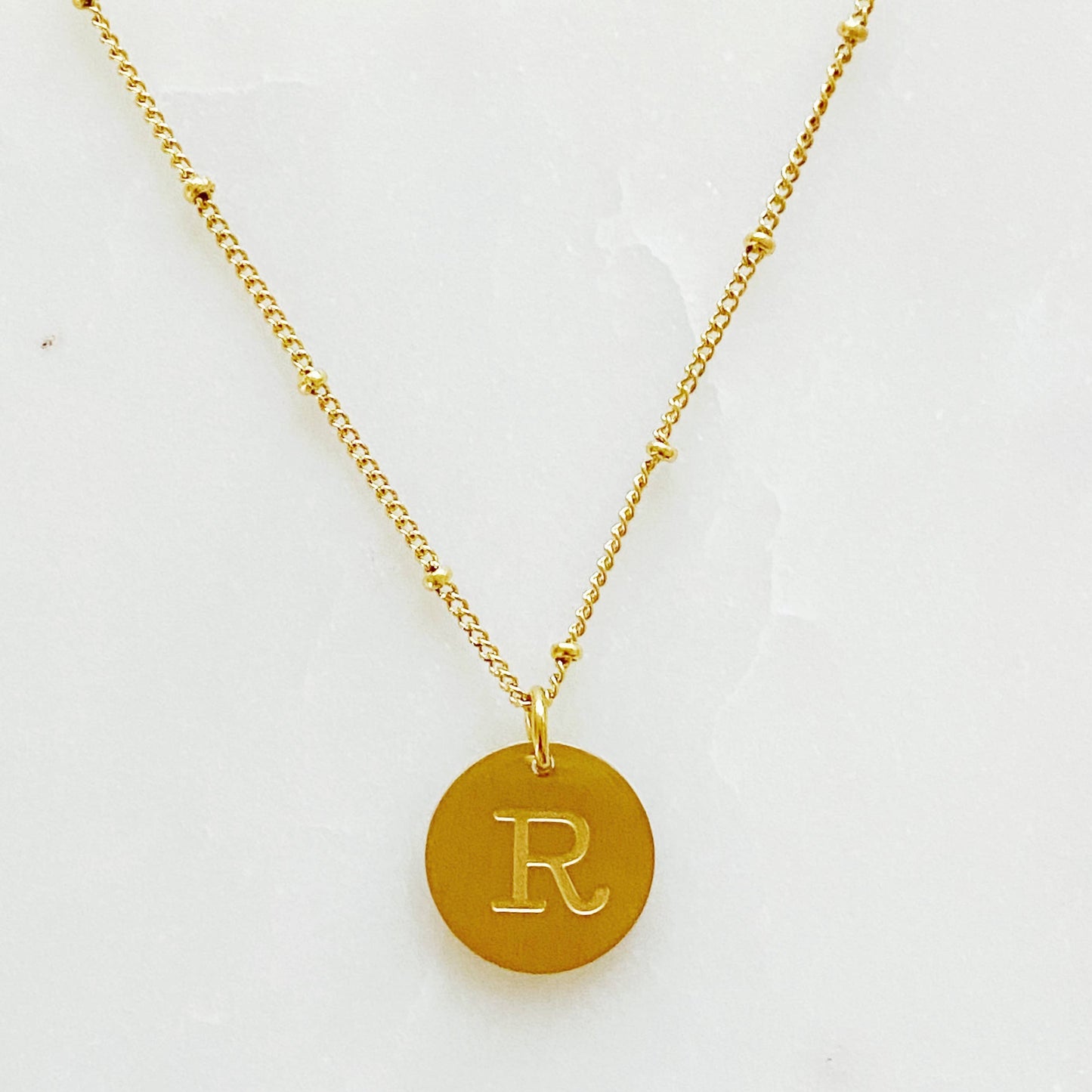 Ellison + Young Singular Charm Initial Necklace