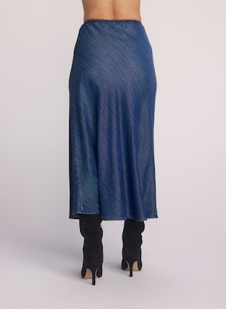 Bias Skirt W/ Tie