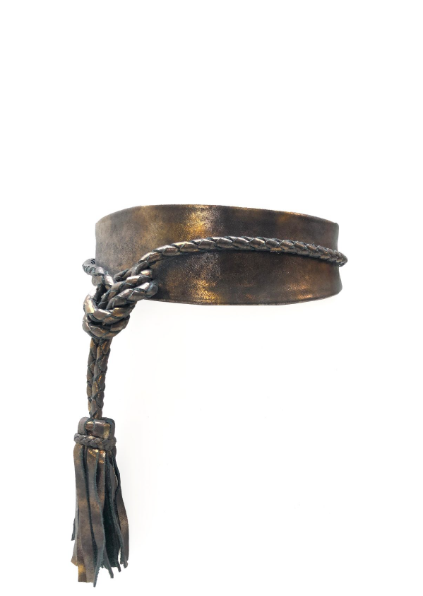 Lucky Wrap Mustard Belt
