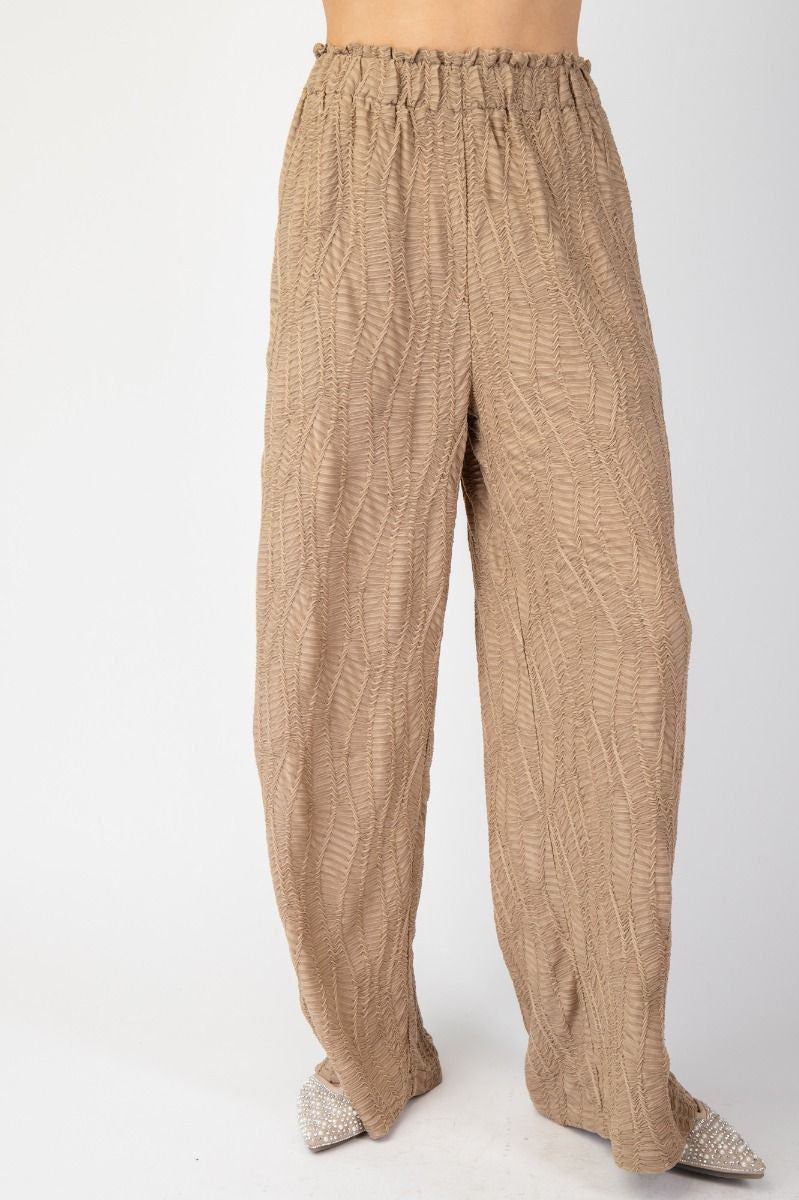 Woven Pant With Texture
