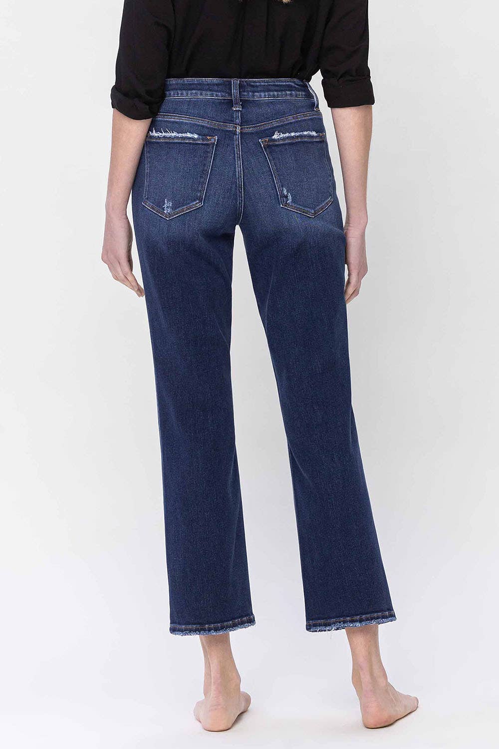 Flying Monkey - High Rise Ankle Straight Jeans