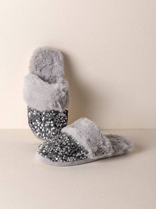 Silver Fiesta Slippers