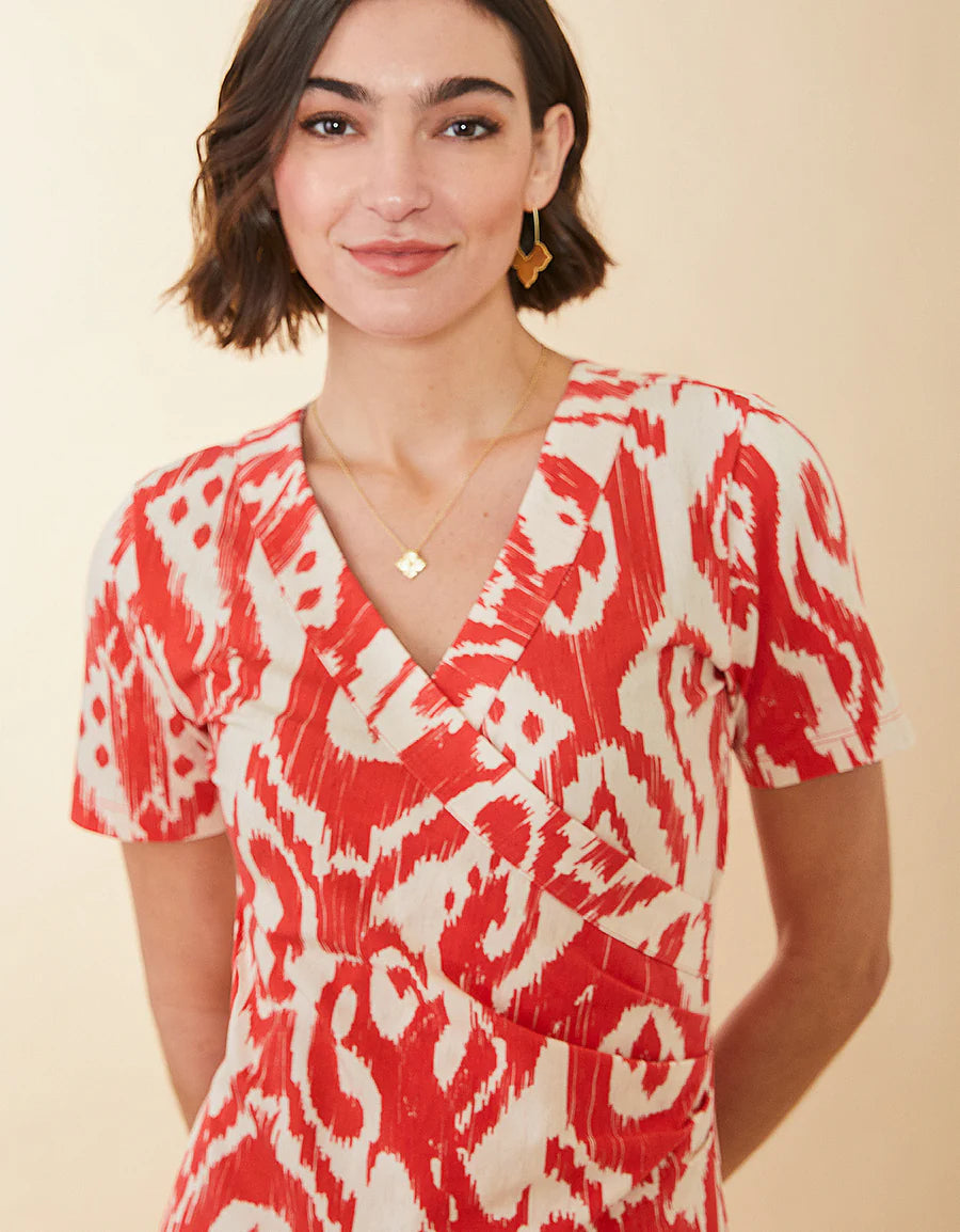 Junetta Midi Dress Richmond Hill Ikat