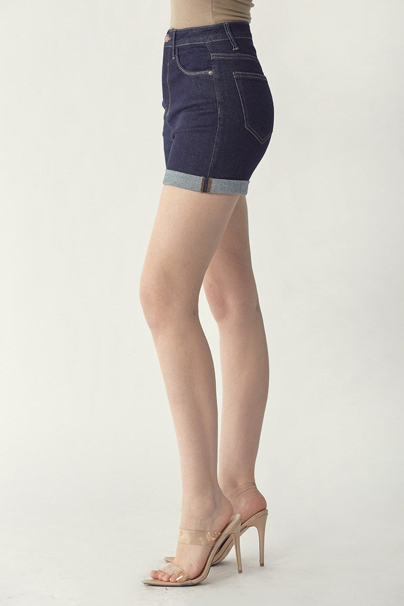 High Rise Rolled Up Short 3” Inseam