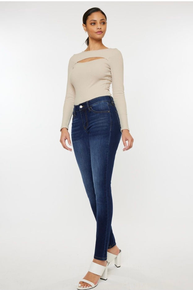 Mid Rise Super Skinny Jeans