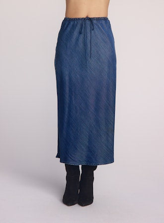Bias Skirt W/ Tie