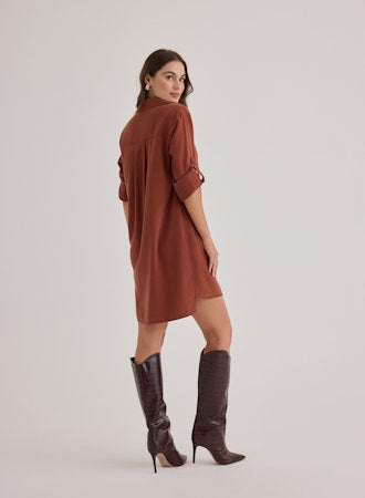 Long Sleeve A-Line Dress