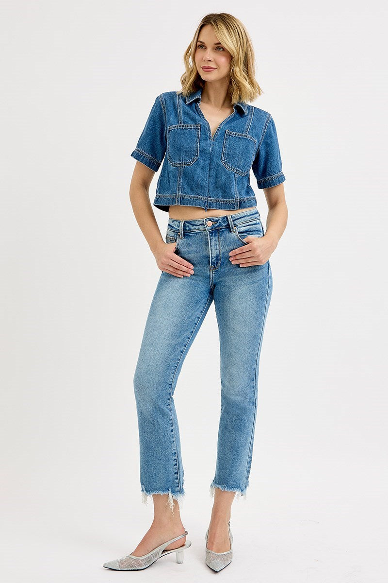 Short Sleeve V-Neck Shirt