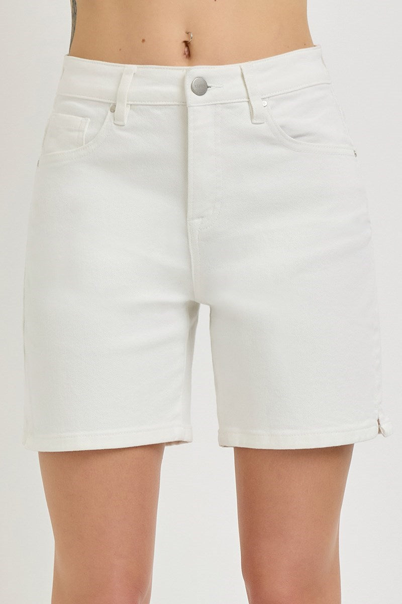 Tummy Control High Rise Relaxed Mid Lenght Shorts