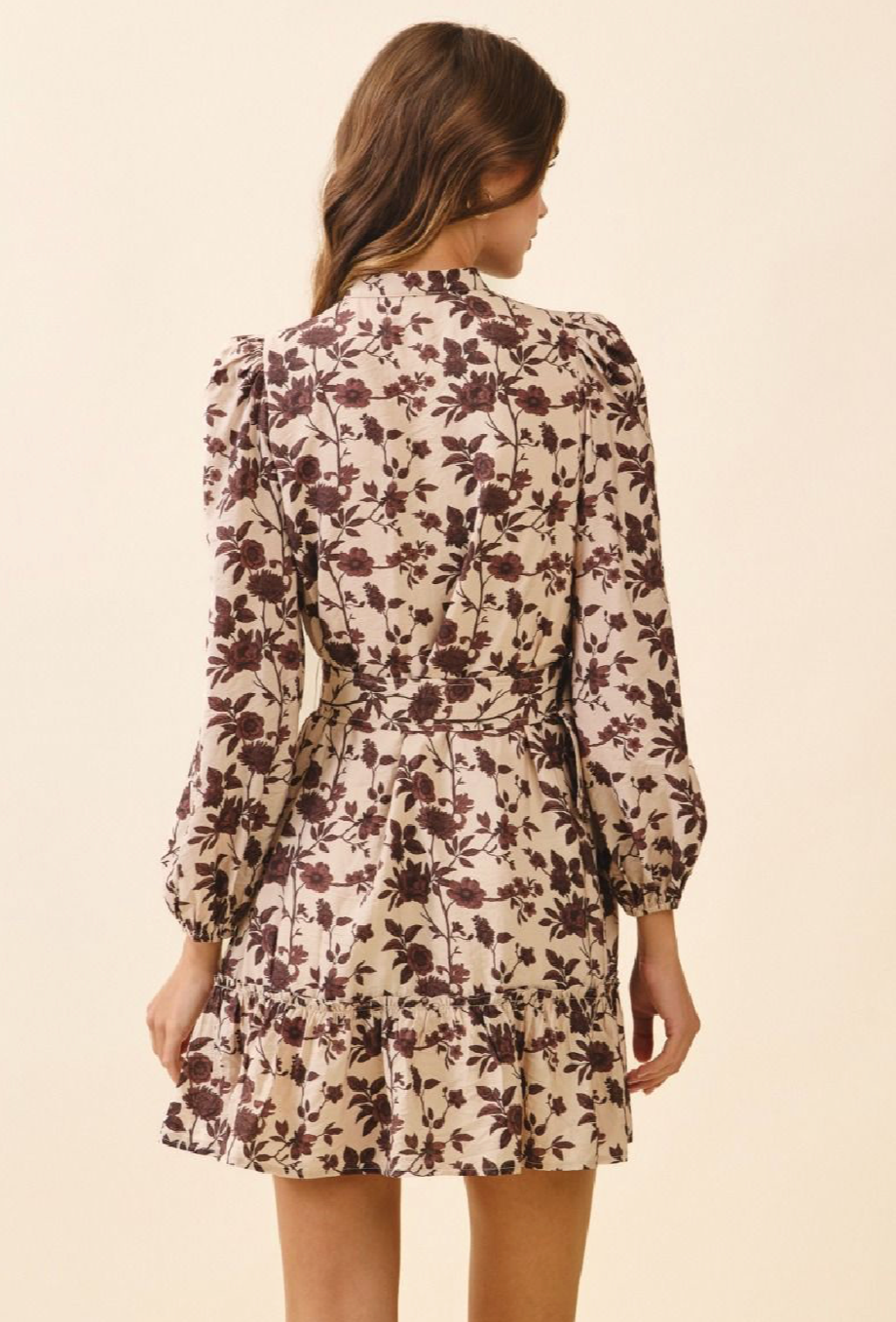 A Floral Mini Dress