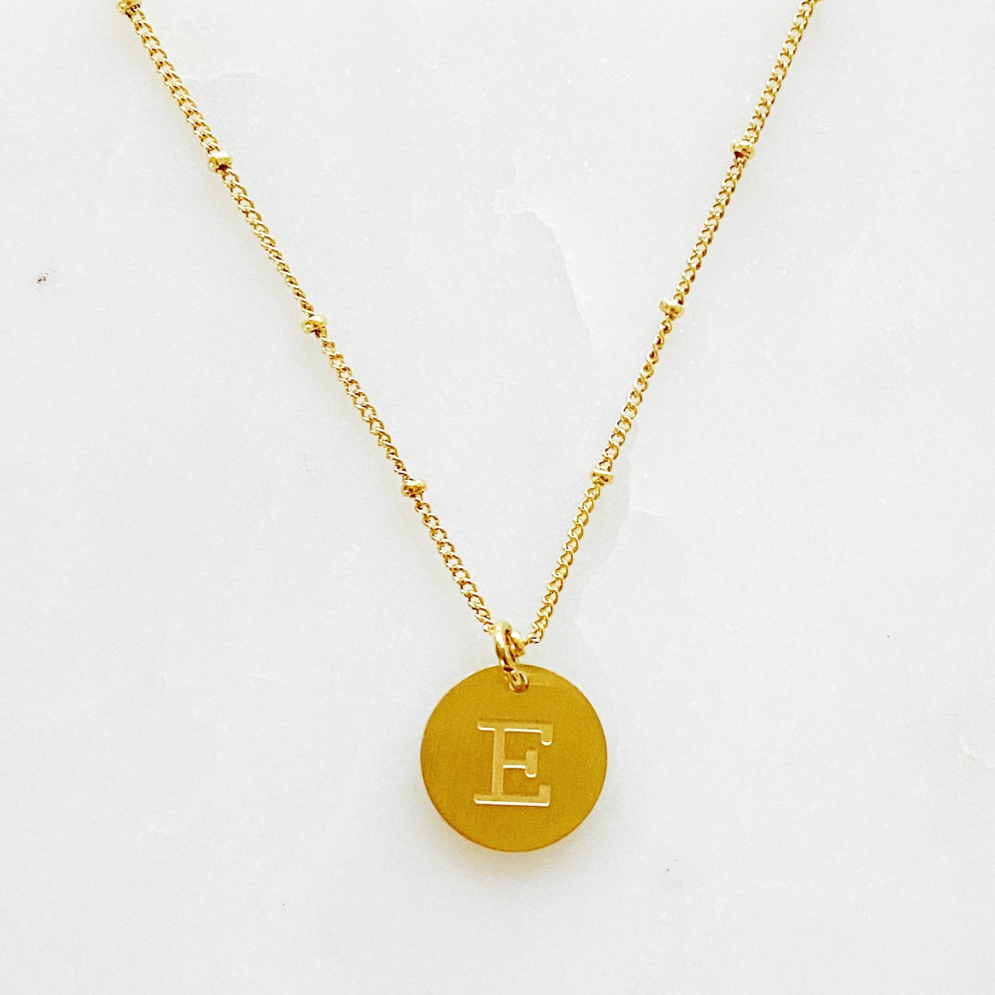 Ellison + Young Singular Charm Initial Necklace