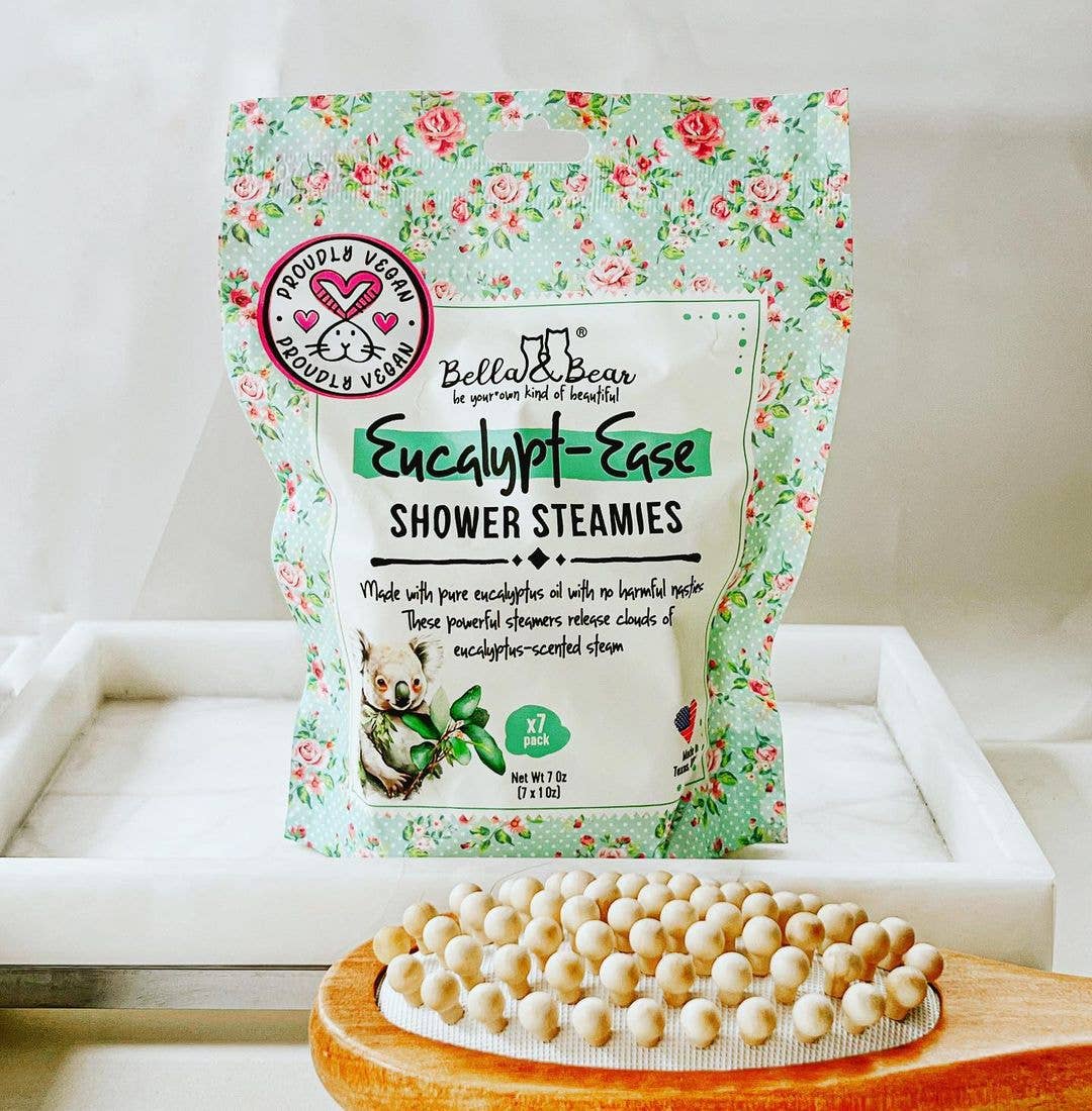 Eucalypt Ease Shower Steamers with Essential Oils Mini Pack