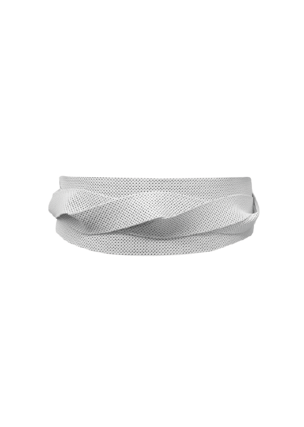 Wrap Belt White Perforated