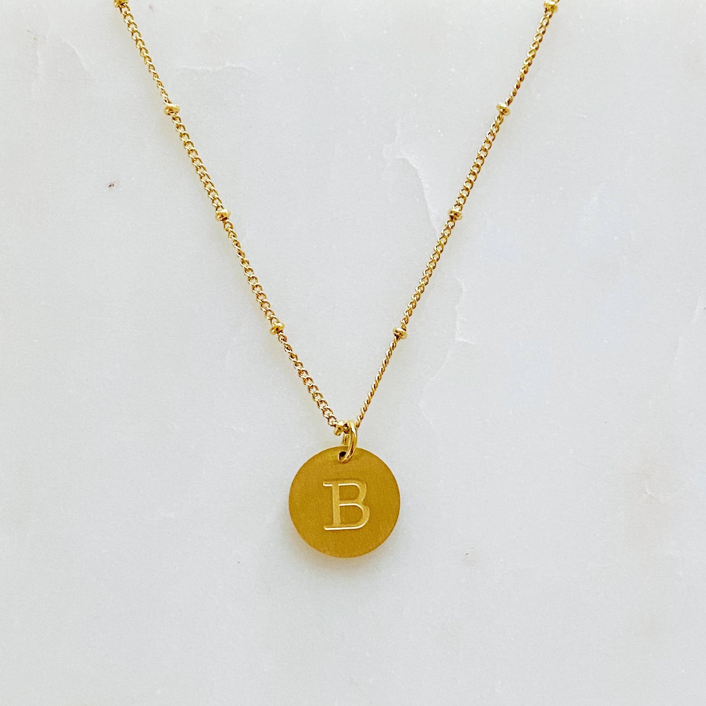 Ellison + Young Singular Charm Initial Necklace