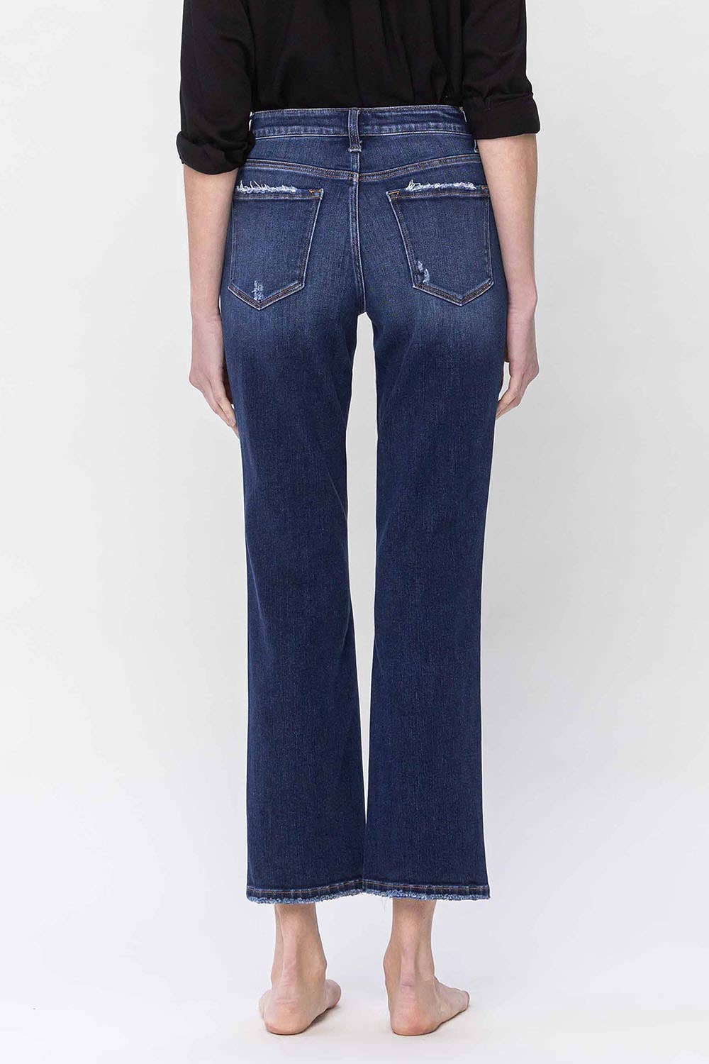 Flying Monkey - High Rise Ankle Straight Jeans