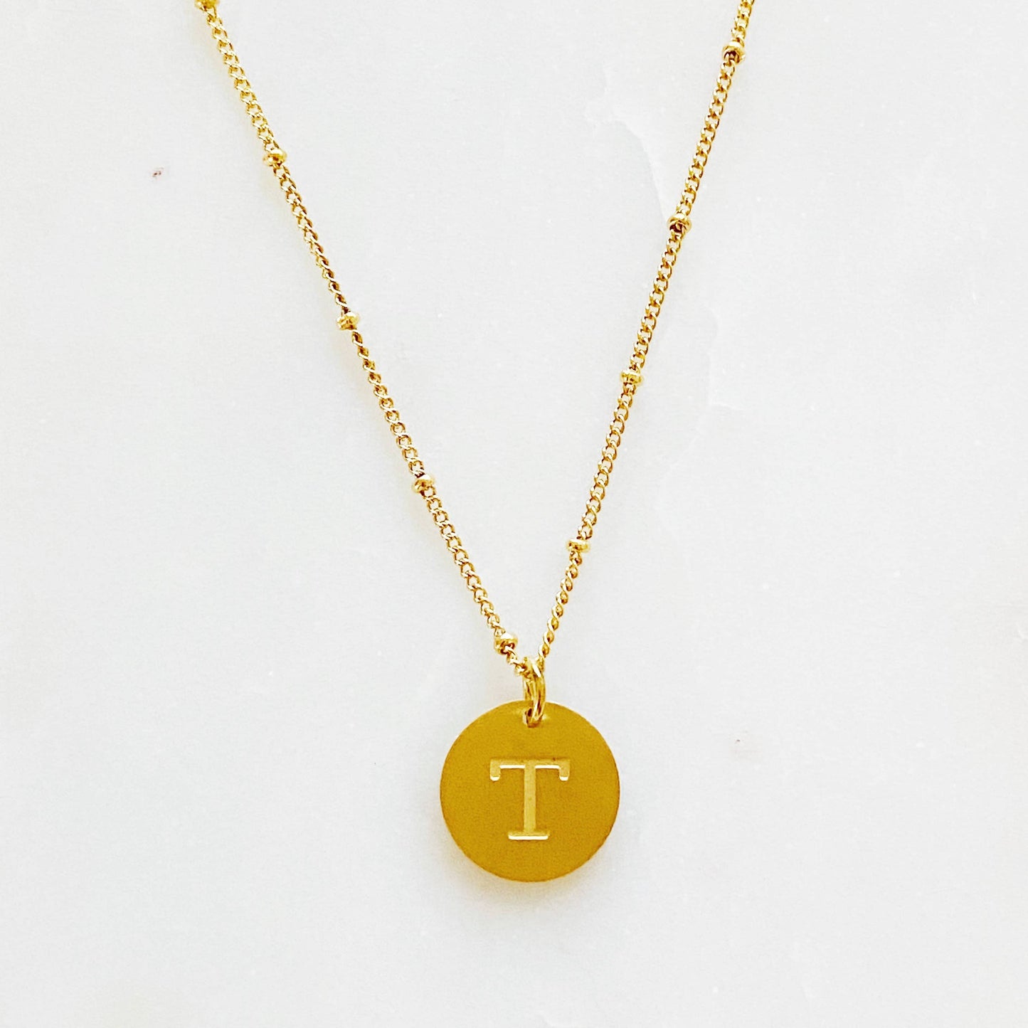Ellison + Young Singular Charm Initial Necklace