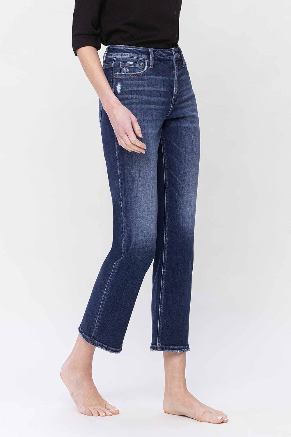 Flying Monkey - High Rise Ankle Straight Jeans