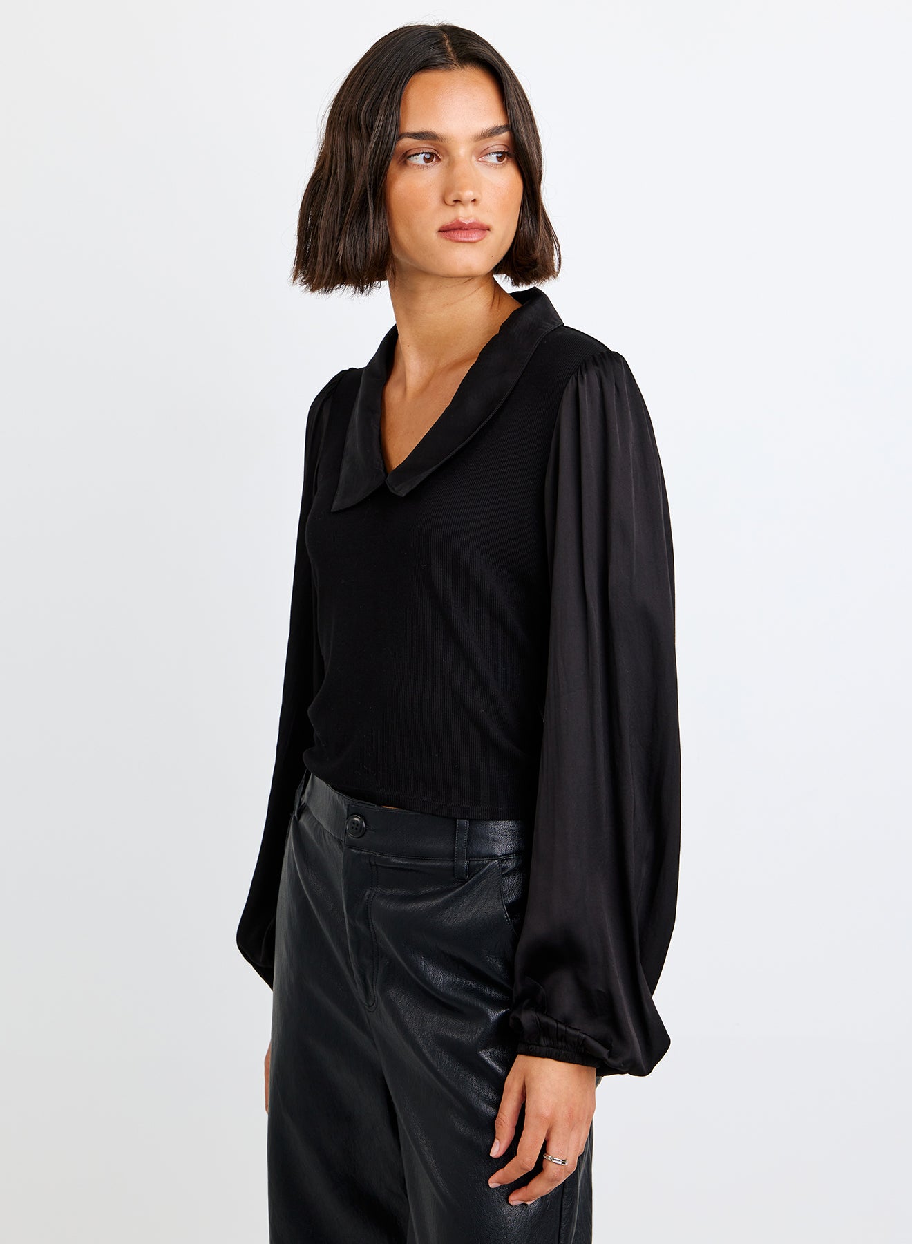Bella Dahl Collared V-Neck Top