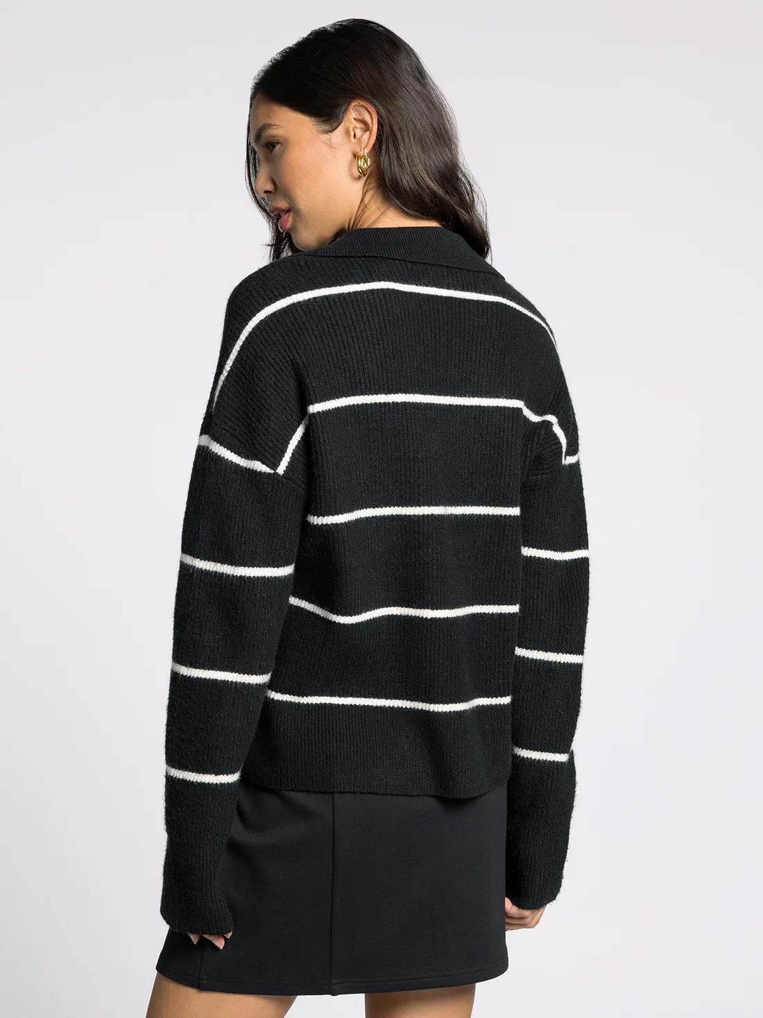 Collared Cropped Cressida Sweater