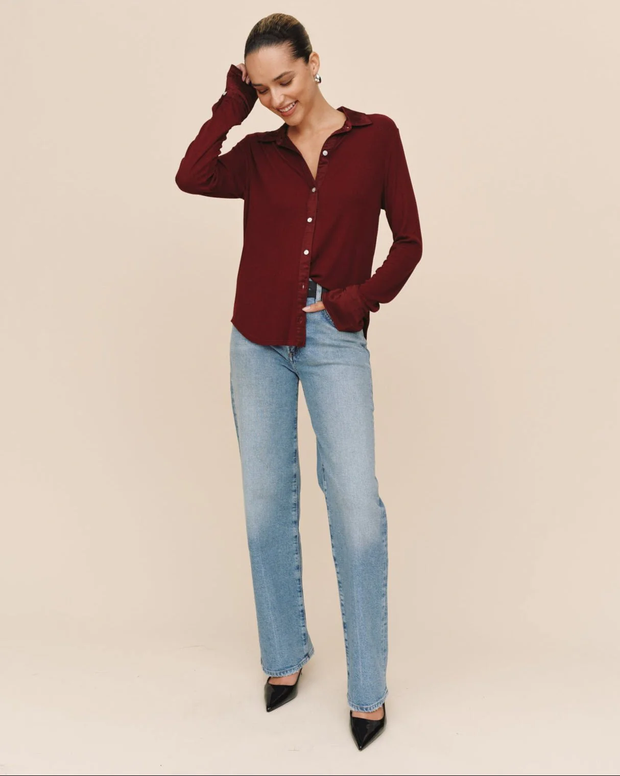 Bella Dahl Mixed Button Down