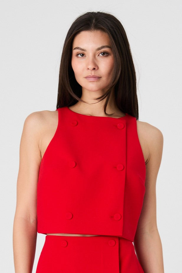 Azra Twill Top