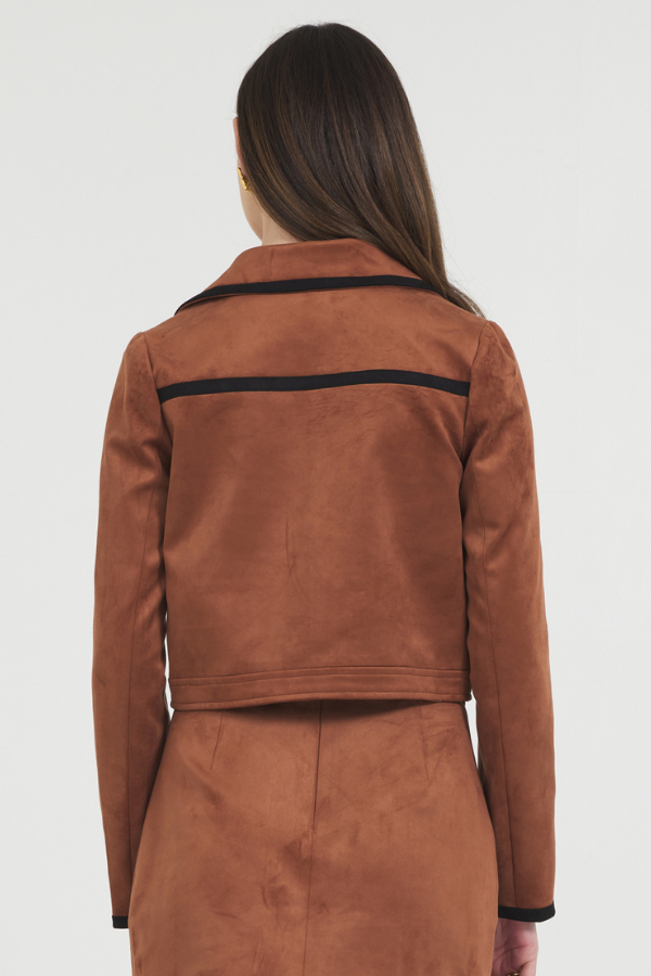 Vegan Suede Jacket