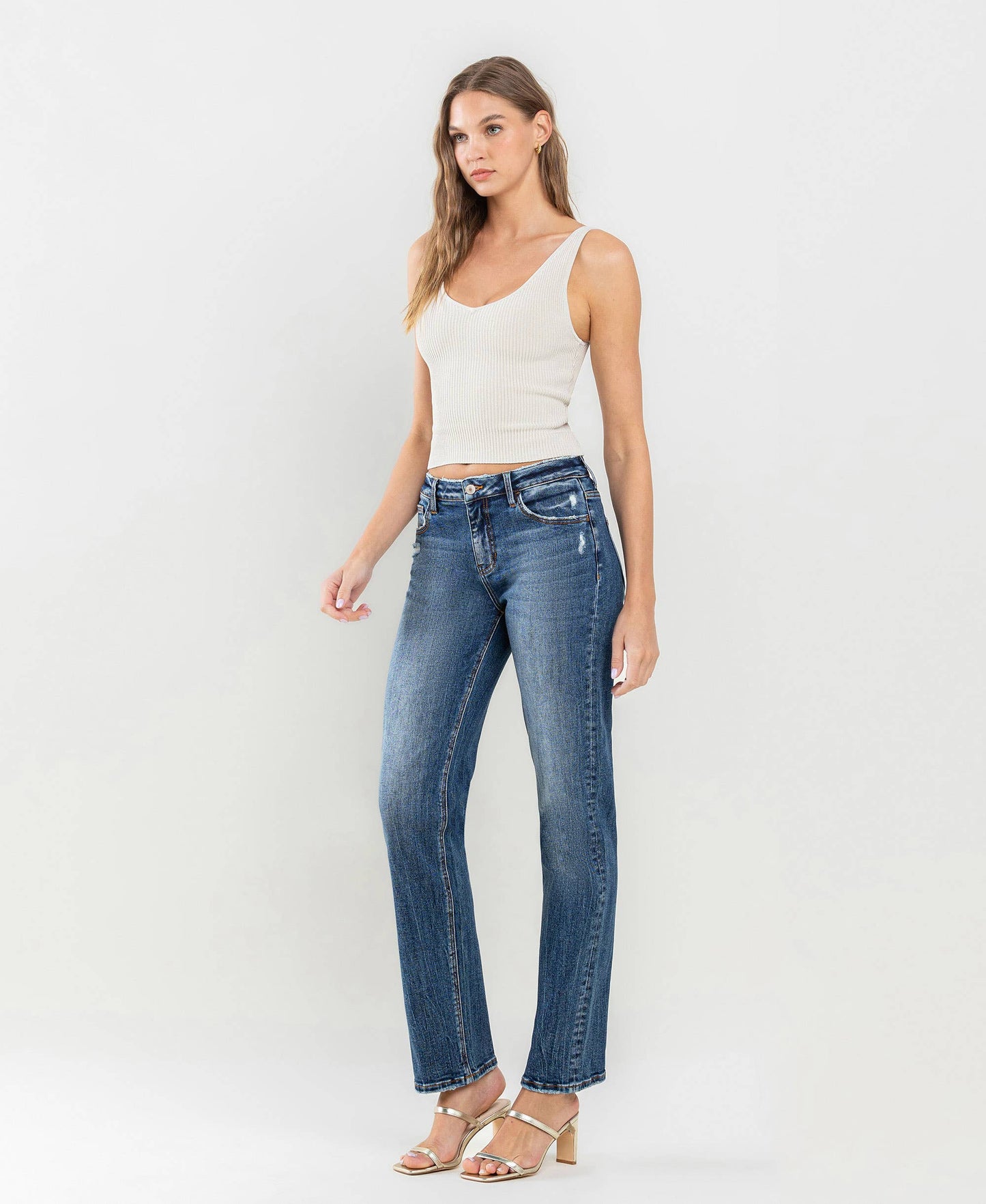 Lovervet - Mid Rise Straight Jeans