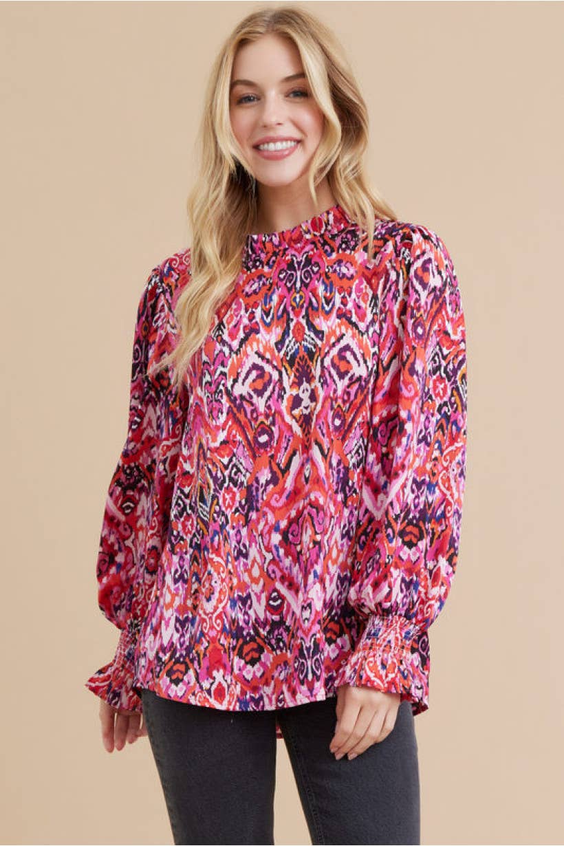 Abstract Print Top