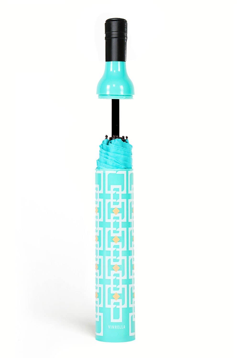 Vintage Turquoise Bottle Umbrella