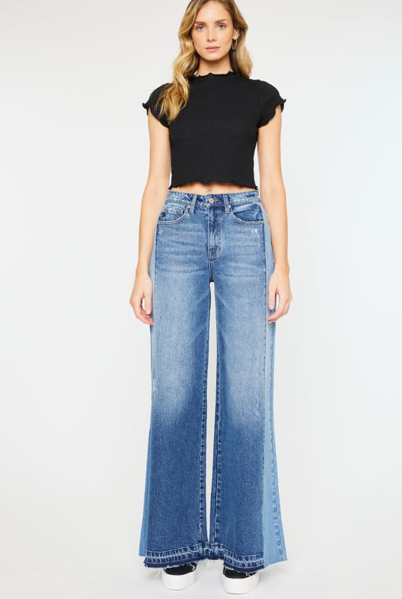 High Rise Wide Leg Jeans