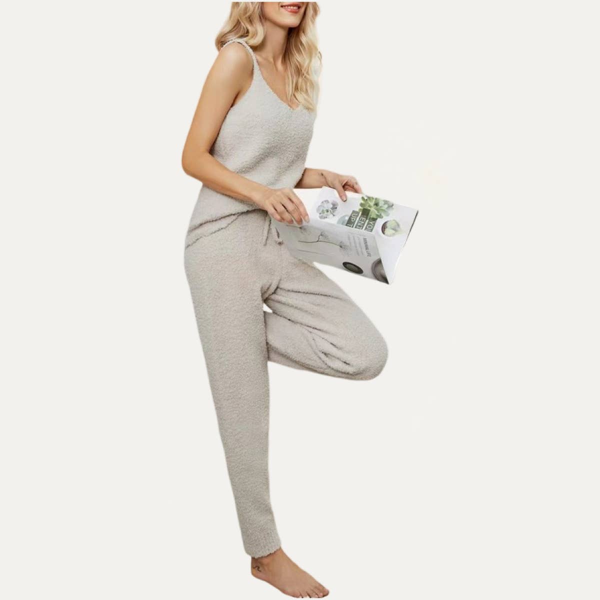 Lazy Days Fuzzy Two-Piece Loungewear Set