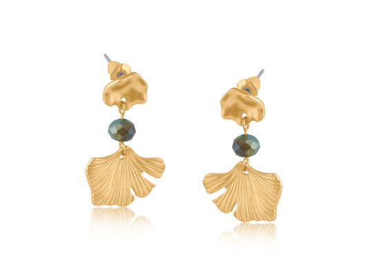 Gold Julia Gynko Dangle Earrings