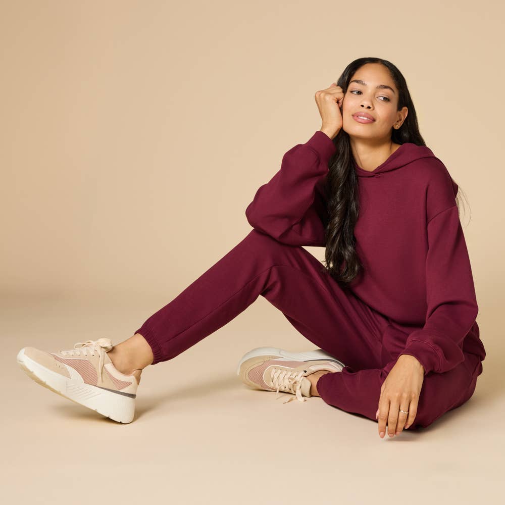 Athleisure DreamTech Oversize Hoodie Lounge Set for Women