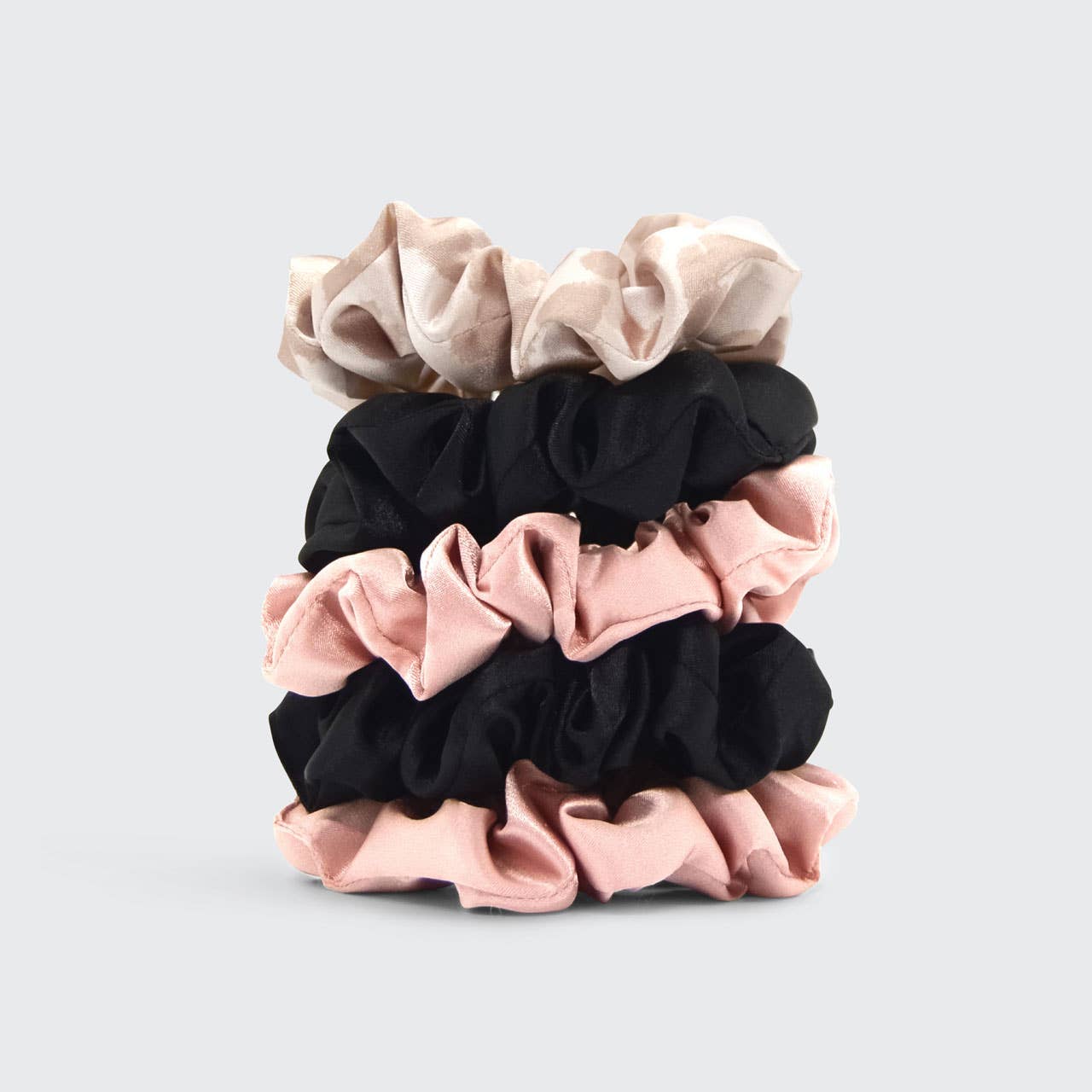 Kitsch - Satin Scrunchies 5pc - Assorted