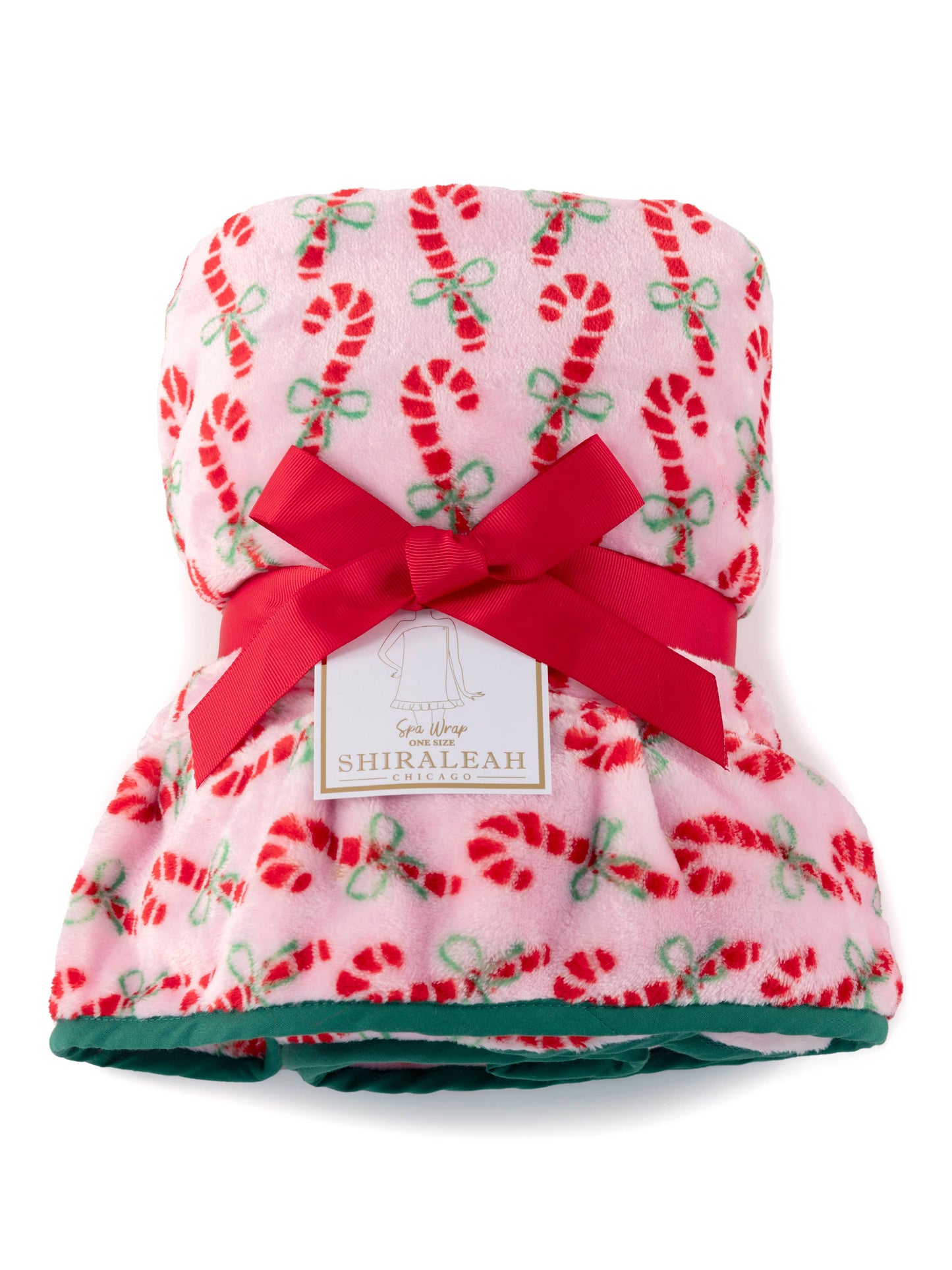 Shiraleah - FELICITY CANDY CANE BATH WRAP