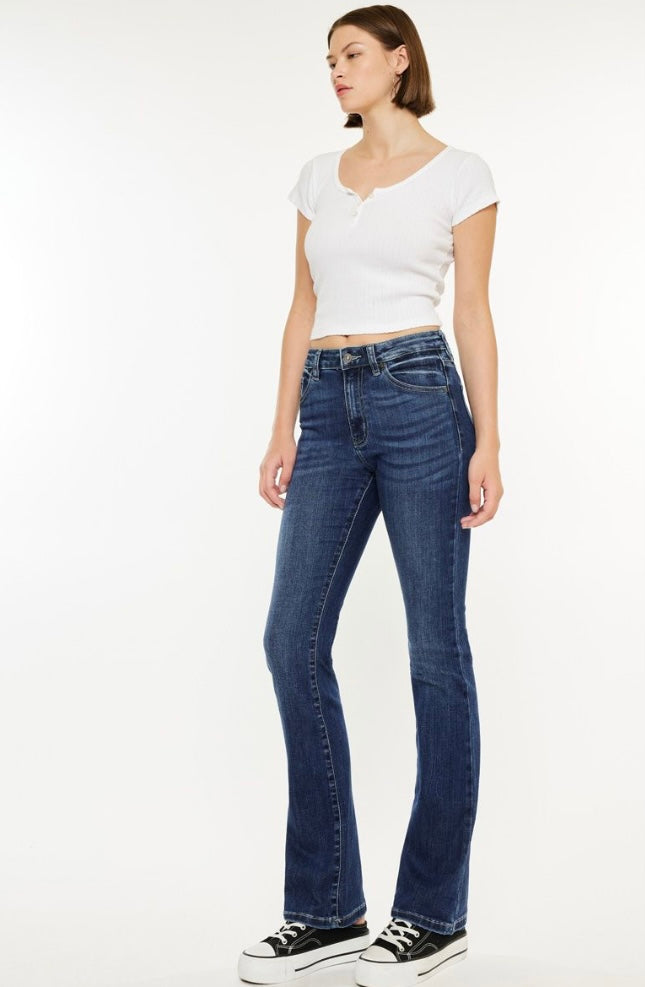 High Rise Skinny Bootcut Jeans