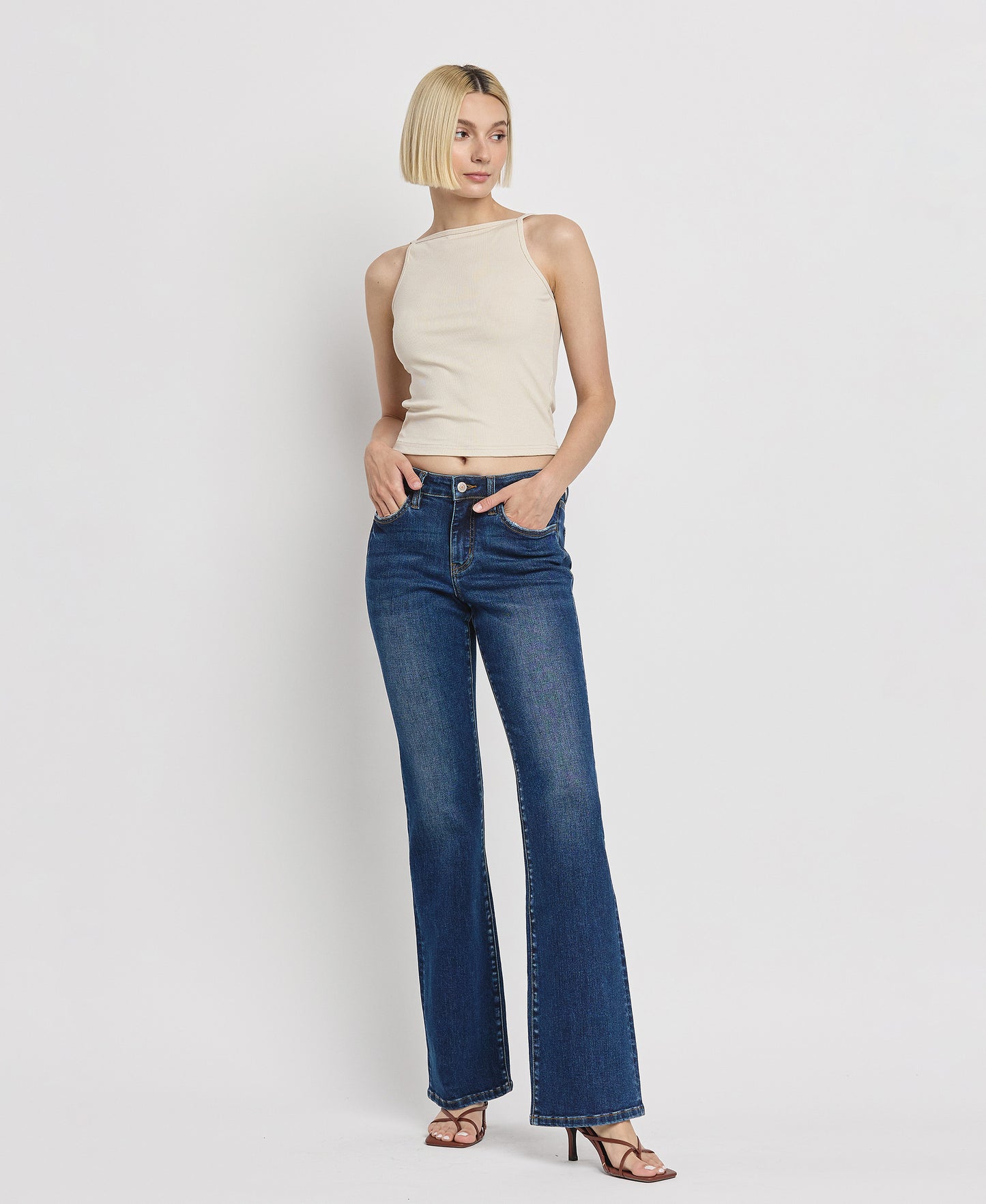 Lovervet - Mid Rise Relaxed Bootcut