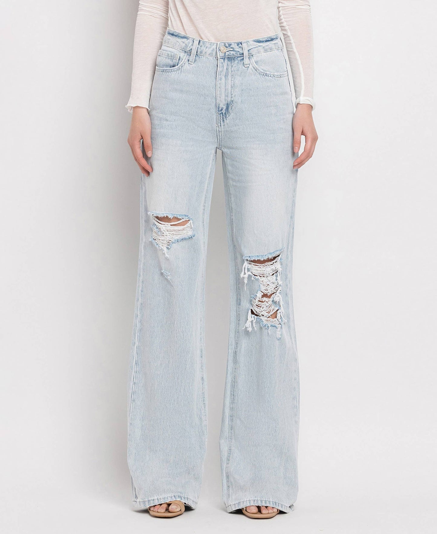 Vervet - 90'S Vintage Super High Rise Flare Jeans