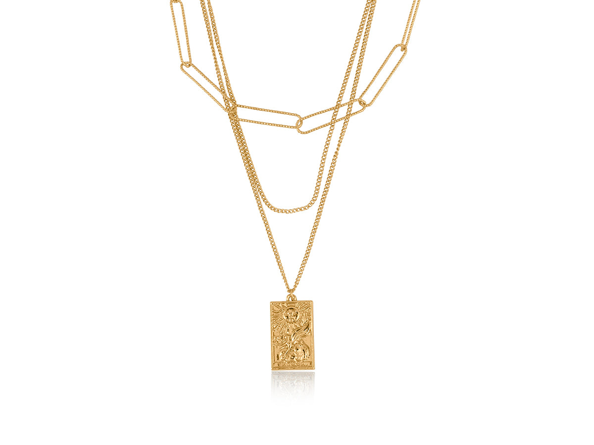 Selena Two Row Charm Necklace