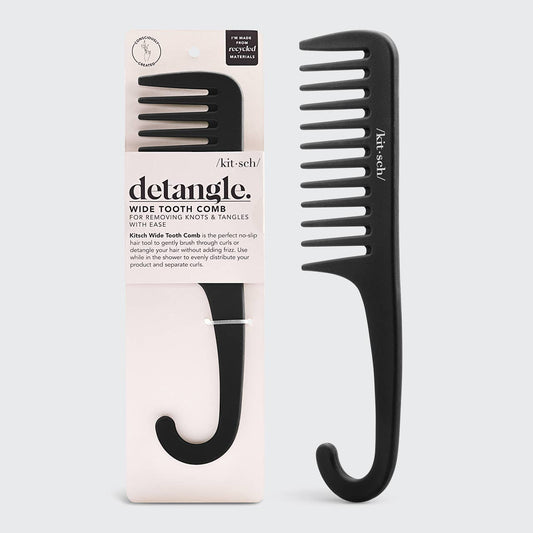 Kitsch - Wide Tooth Comb in Recycled Plastic