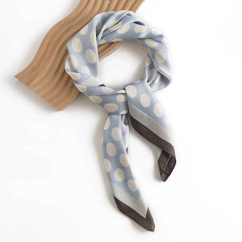 Classic Polka Dot Square Scarf